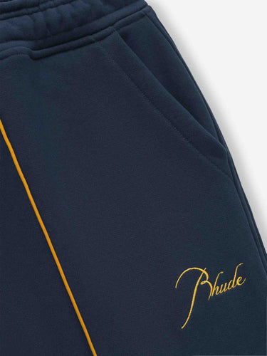 Rhude Hombre Barcelona Pantalones Deportivos Algodón color Azul Marino sku 521-003602 01 - Foto 4
