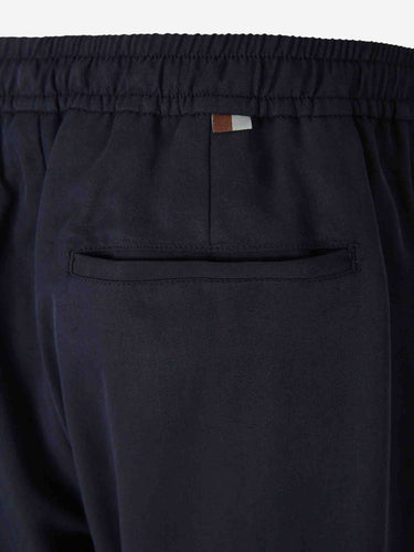 Canali Hombre Barcelona Pantalones Rectos Lyocell color Azul Noche sku 521-003618 01 - Foto 4