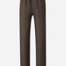 Canali Hombre Barcelona Pantalones Rectos Lino color Marrón Oscuro sku 521-003619 01 - Foto 1