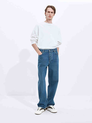 Bottega Veneta Hombre Barcelona Jeans Rectos Anchos color Azul Denim sku 521-003621 01 - Foto 2