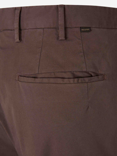 Incotex Hombre Barcelona Pantalones Chinos Algodón color Marrón sku 521-003622 02 - Foto 4