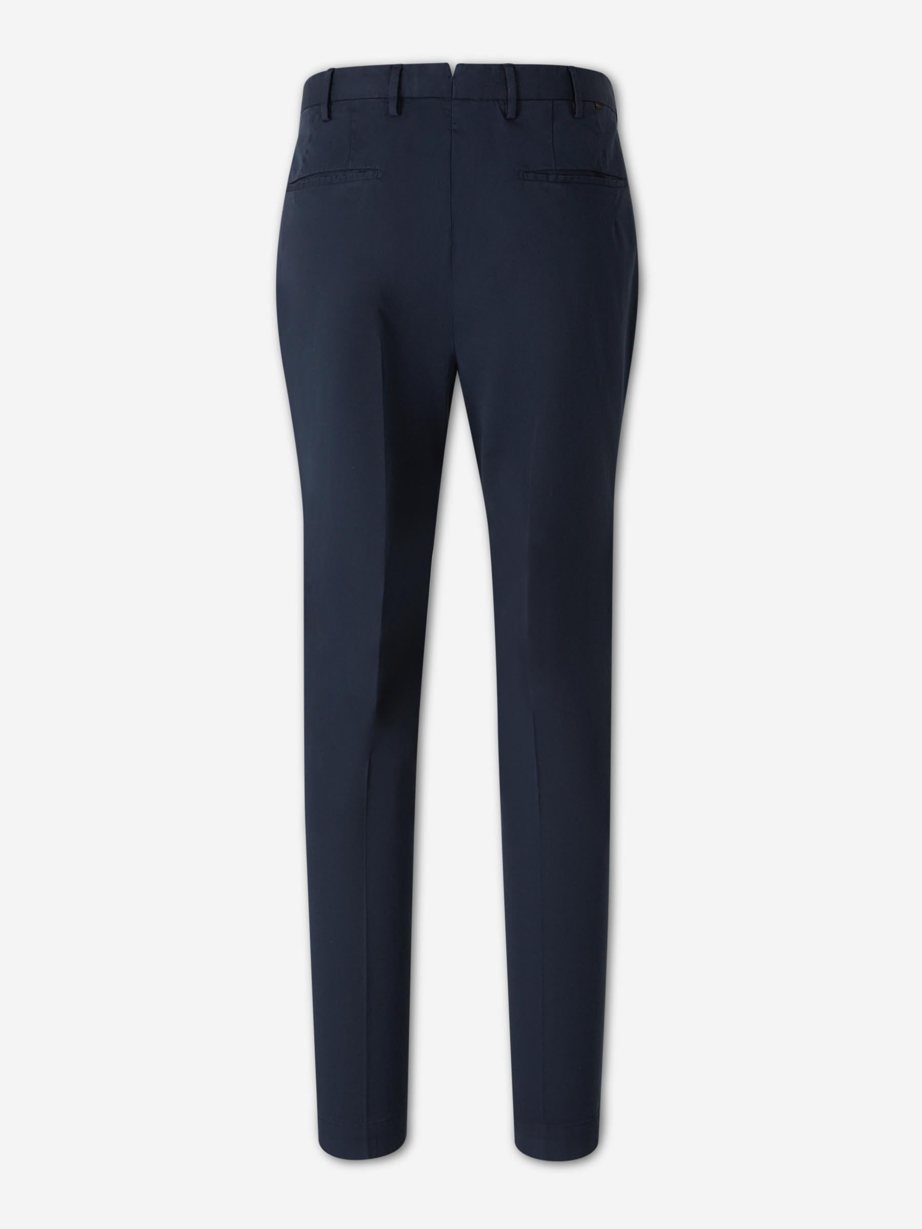 Incotex Hombre Barcelona Pantalones Chinos Algodón color Azul Marino sku 521-003622 04 - Foto 2
