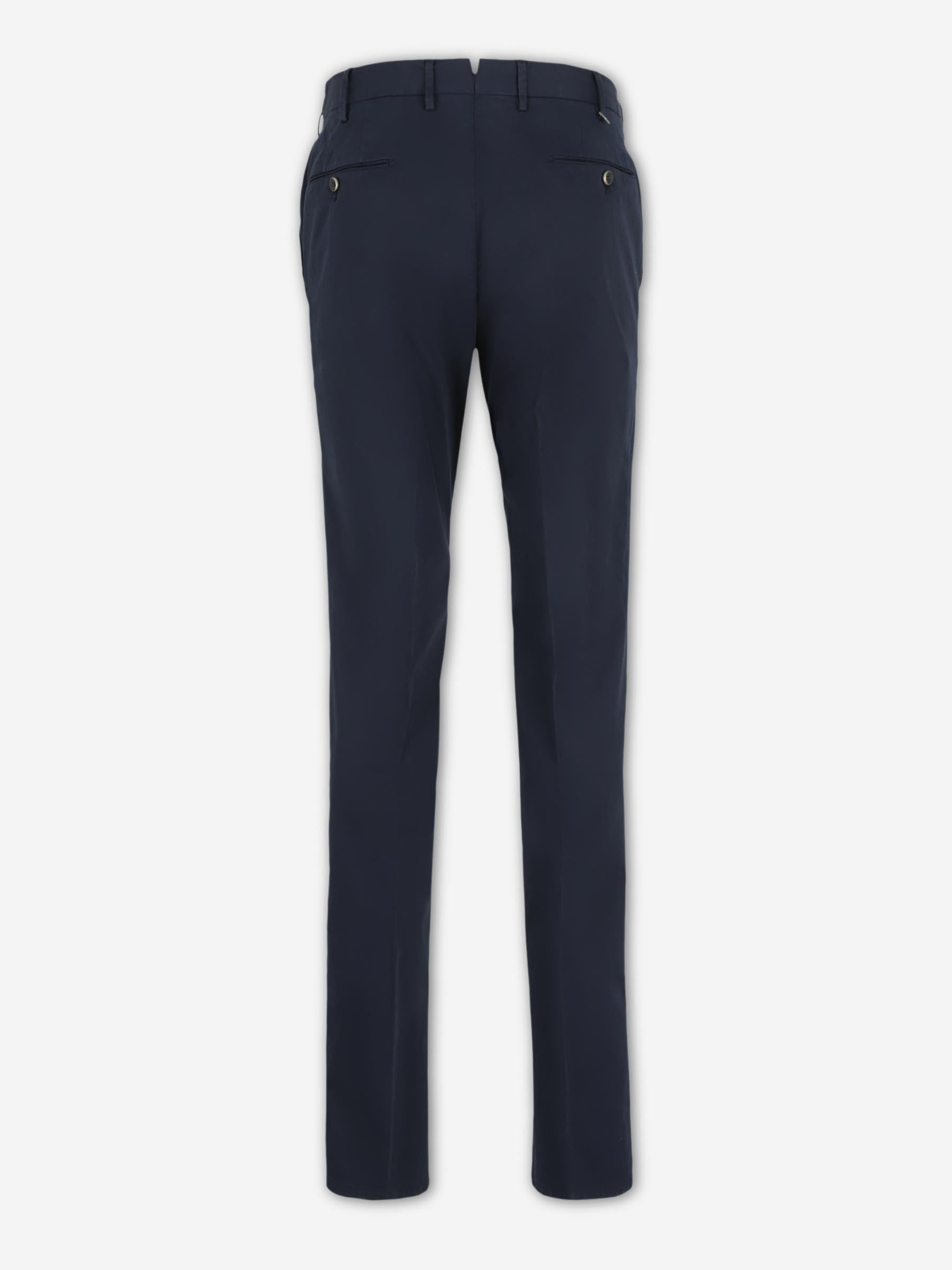 PT01 Hombre Barcelona Pantalones Chinos Algodón color Azul Marino sku 521-003623 02 - Foto 2