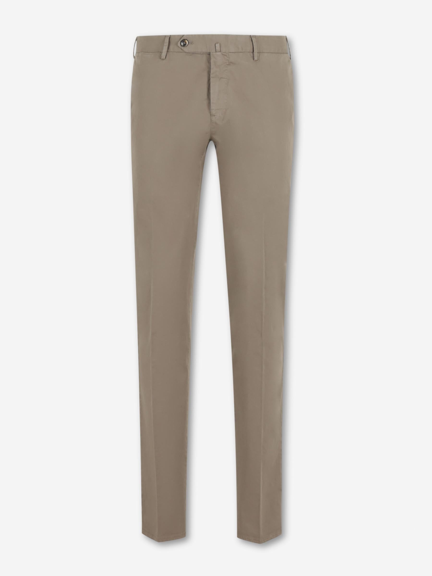PT01 Hombre Barcelona Pantalones Chinos Algodón color Camel sku 521-003623 05 - Foto 1