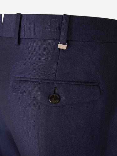 PT01 Hombre Barcelona Pantalones Rectos Pinzas color Azul Noche sku 521-003626 02 - Foto 4