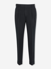 PT01 Hombre Barcelona Pantalones Chinos Lino color Negro sku 521-003627 03 - Foto 1