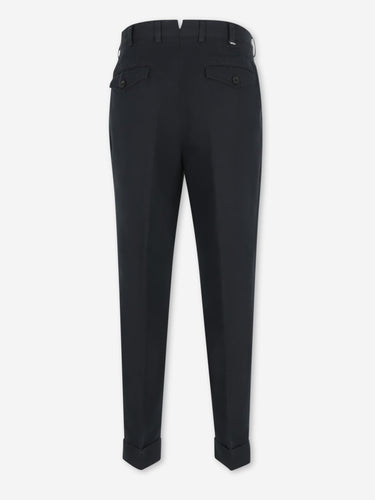 PT01 Hombre Barcelona Pantalones Chinos Lino color Negro sku 521-003627 03 - Foto 2