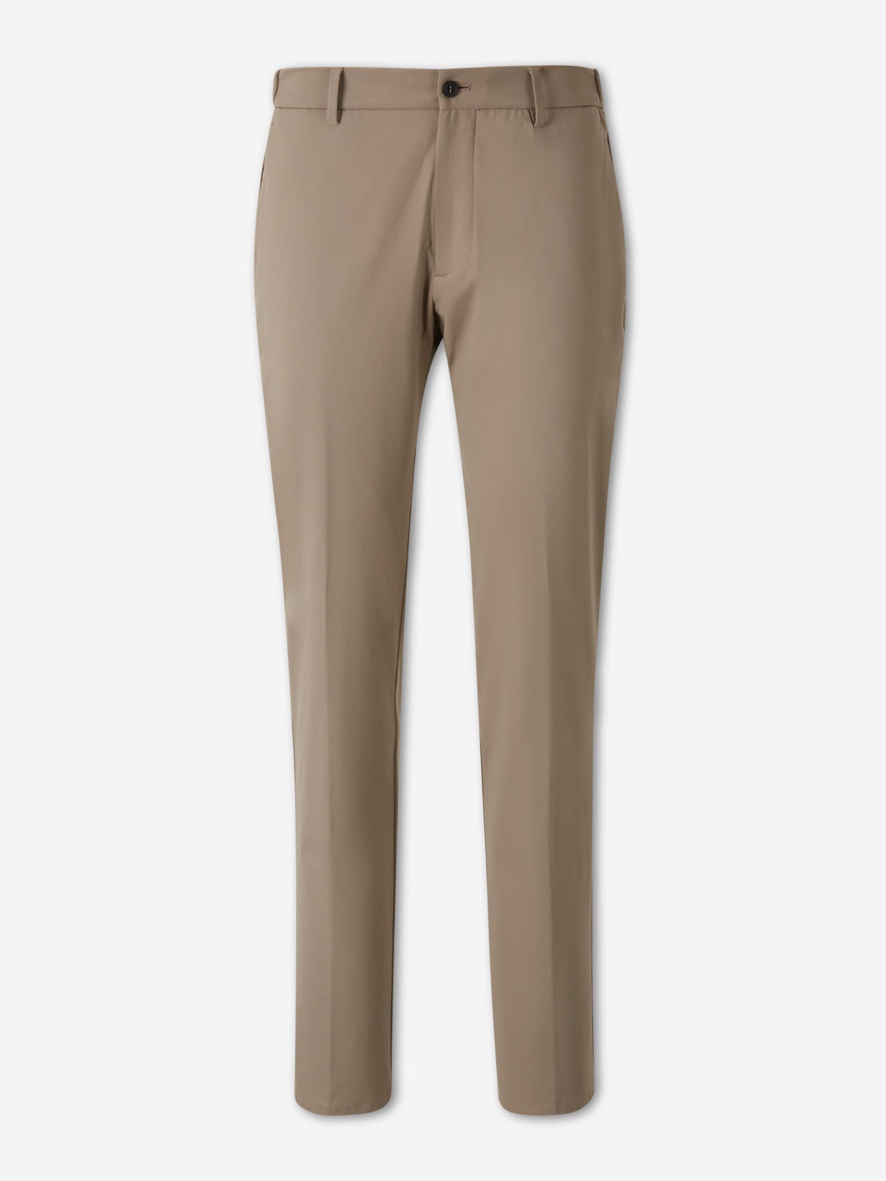 Berwich Hombre Barcelona Pantalones Morello Elax color Taupe sku 521-003630 02 - Foto 1