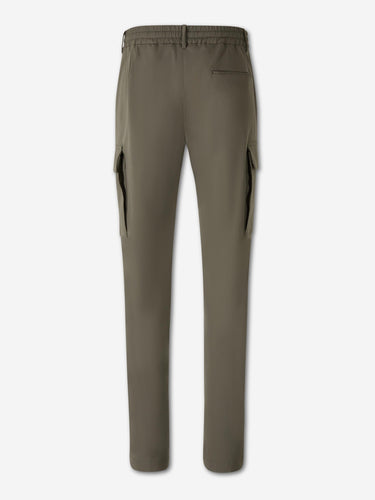 Berwich Hombre Barcelona Pantalones Rectos Cargo color Verde Militar sku 521-003631 01 - Foto 3