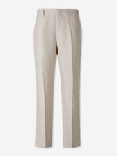 Berwich Hombre Barcelona Pantalones Chinos Lino color Lino sku 521-003632 01 - Foto 1
