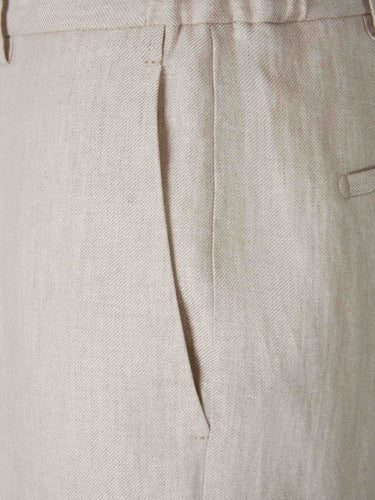Berwich Hombre Barcelona Pantalones Chinos Lino color Lino sku 521-003632 01 - Foto 3
