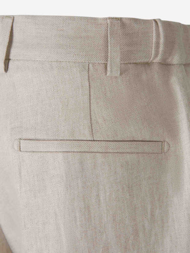 Berwich Hombre Barcelona Pantalones Chinos Lino color Lino sku 521-003632 01 - Foto 4