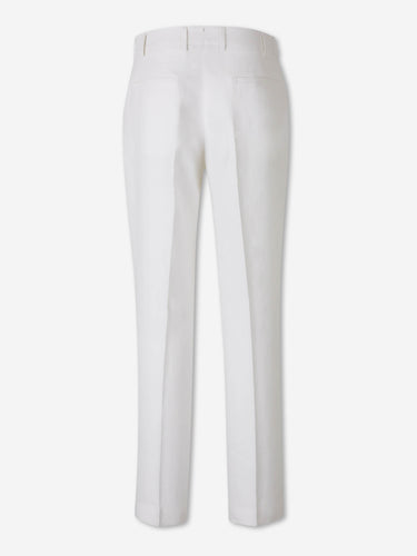 Berwich Hombre Barcelona Pantalones Lucano Elax color Blanco sku 521-003632 02 - Foto 2