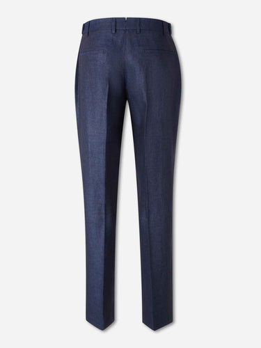 Berwich Hombre Barcelona Pantalones Lucano Elax color Azul Noche sku 521-003632 03 - Foto 2