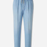 Jacob Cohën Hombre Barcelona Pantalones Fluido Lino color Azul Celeste sku 521-003634 01 - Foto 1