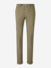 Santa Eulalia Hombre Barcelona Pantalones Rectos Chinos color Verde Militar sku 521-003635 03 - Foto 1
