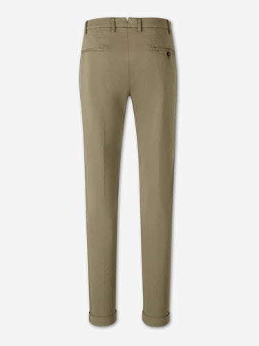 Santa Eulalia Hombre Barcelona Pantalones Rectos Chinos color Verde Militar sku 521-003635 03 - Foto 2