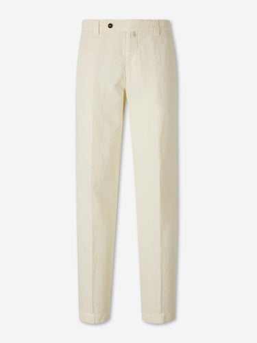 Santa Eulalia Hombre Barcelona Pantalones Chinos Lino color Crema sku 521-003636 01 - Foto 1