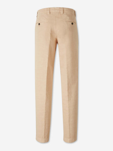 Santa Eulalia Hombre Barcelona Pantalones Chinos Lino color Nude sku 521-003636 02 - Foto 2
