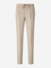 Santa Eulalia Hombre Barcelona Pantalones Rectos Pinzas color Beige sku 521-003637 01 - Foto 1