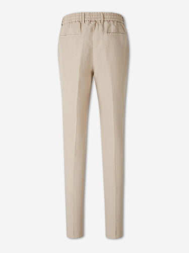 Santa Eulalia Hombre Barcelona Pantalones Rectos Pinzas color Beige sku 521-003637 01 - Foto 2