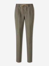 Santa Eulalia Hombre Barcelona Pantalones Rectos Pinzas color Verde Oscuro sku 521-003637 03 - Foto 1