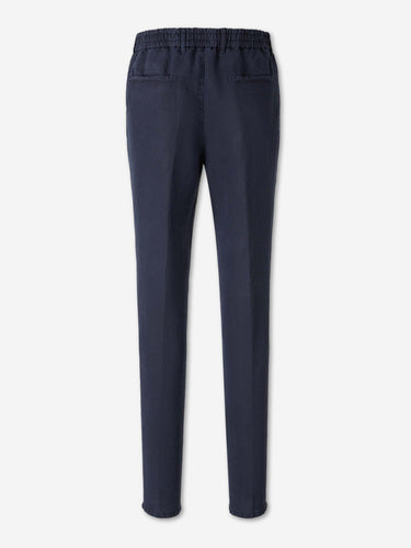 Santa Eulalia Hombre Barcelona Pantalones Rectos Pinzas color Azul Marino sku 521-003637 04 - Foto 2