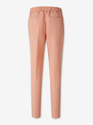 Santa Eulalia Hombre Barcelona Pantalones Rectos Pinzas color Salmón sku 521-003637 05 - Foto 2