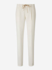 Santa Eulalia Hombre Barcelona Pantalones Rectos Pinzas color Marfil sku 521-003637 06 - Foto 1
