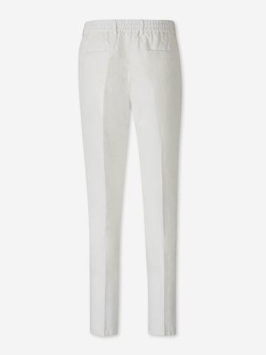Santa Eulalia Hombre Barcelona Pantalones Rectos Pinzas color Blanco sku 521-003637 07 - Foto 2
