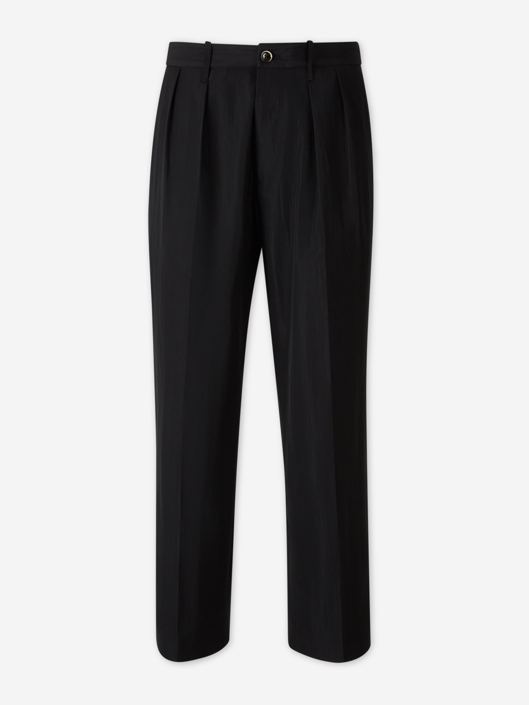 Nine in the morning Hombre Barcelona Pantalones Cropped Lana color Negro sku 521-003639 02 - Foto 1