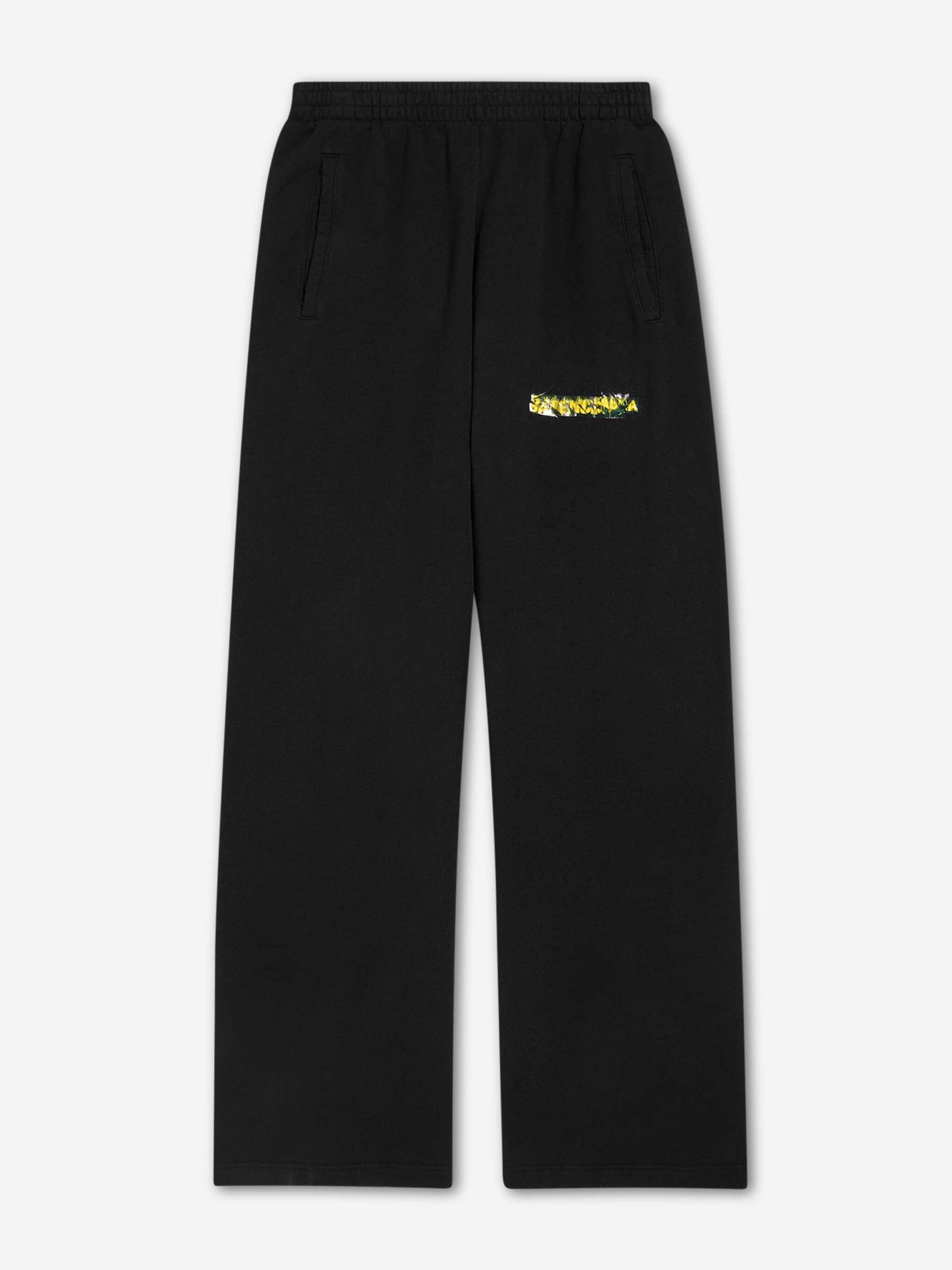 Balenciaga Hombre Barcelona Joggers Logo Algodón color Negro sku 521-003650 01 - Foto 1