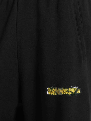 Balenciaga Hombre Barcelona Joggers Logo Algodón color Negro sku 521-003650 01 - Foto 4