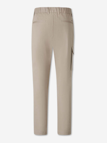 Herno Hombre Barcelona Pantalones Rectos Algodón color Beige sku 521-003668 01 - Foto 3