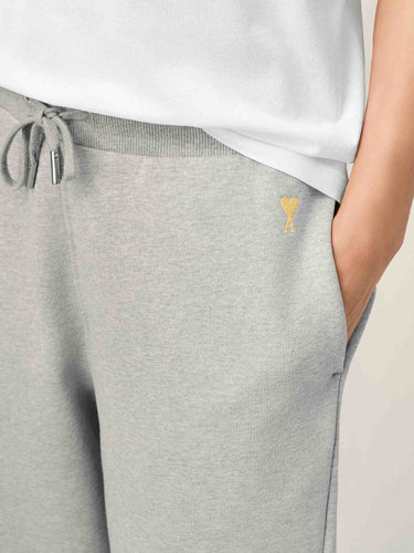 Ami Paris Hombre Barcelona Joggers Algodón color Gris Claro sku 521-003673 01 - Foto 5