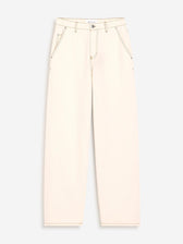 Ami Paris Hombre Barcelona Jeans Anchos Algodón color Beige sku 521-003674 01 - Foto 1