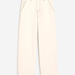 Ami Paris Hombre Barcelona Jeans Anchos Algodón color Beige sku 521-003674 01 - Foto 1