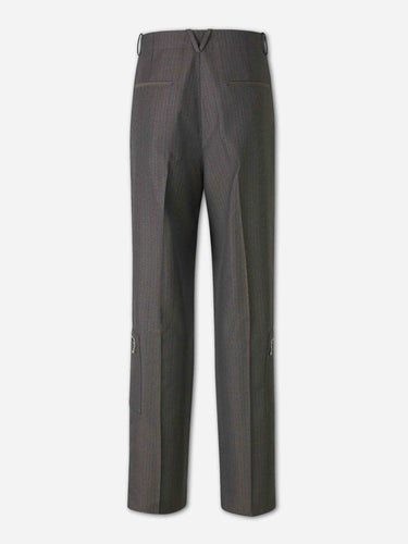 Bottega Veneta Hombre Barcelona Pantalones Lana Mohair color Gris sku 521-003675 01 - Foto 3