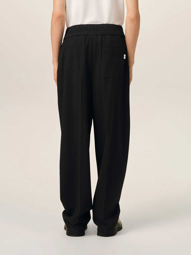 Ami Paris Hombre Barcelona Pantalones Lana Cintura Elástica color Negro sku 521-003676 01 - Foto 3