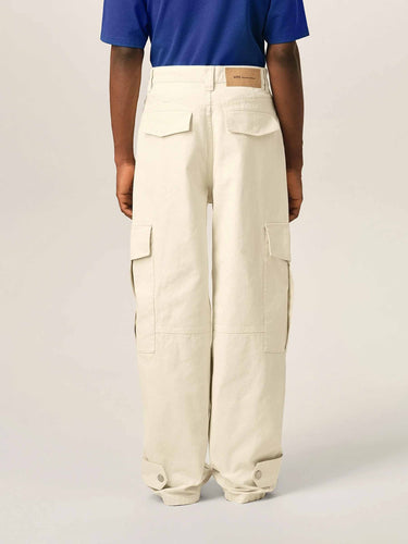 Ami Paris Hombre Barcelona Pantalones Cargo Baggy color Crema sku 521-003679 01 - Foto 3