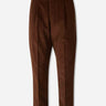 Ami Paris Hombre Barcelona Pantalones Anchos Pana color Marrón Oscuro sku 521-003680 01 - Foto 1