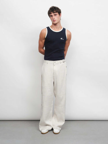 Carrer Hombre Barcelona Pantalones Anchos Knox color Crema sku 521-003694 01 - Foto 2