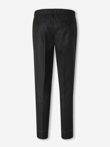 Brioni Hombre Barcelona Pantalones de Vestir Lana color Gris Antracita sku 521-003702 01 - Foto 2
