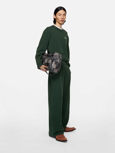 Acne Studios Hombre Barcelona Joggers Algodón Logo color Verde Oscuro sku 521-003716 02 - Foto 2