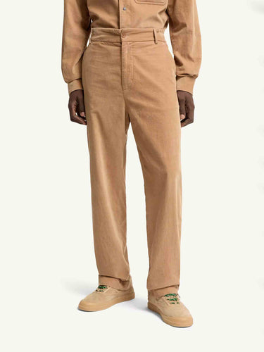 Moncler Hombre Barcelona Pantalones Rectos Pana color Camel sku 521-003725 01 - Foto 3