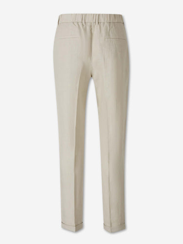 Santa Eulalia Hombre Barcelona Pantalones Rectos Lino color Beige sku 521-003744 01 - Foto 2