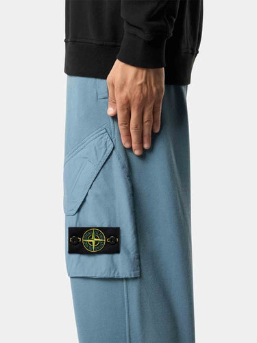Stone Island Hombre Barcelona Joggers Bolsillo Asimétrico color Azul Turquesa sku 521-003753 01 - Foto 4