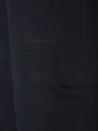 Balenciaga Hombre Barcelona Pantalones Anchos Cargo color Gris Antracita sku 521-003780 01 - Foto 5