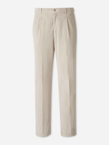 Marco Pescarolo Hombre Barcelona Pantalones Rectos Pana color Beige sku 521-003783 01 - Foto 1