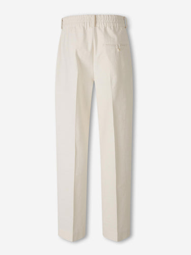 Jacquemus Hombre Barcelona Pantalones de Vestir Croisère color Marfil sku 521-003785 01 - Foto 2